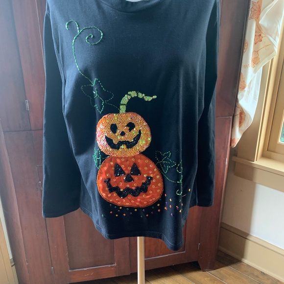 Halloween long sleeve 60 cotton 40 polyester - Picture 1 of 4